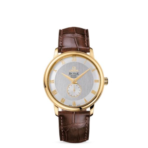 Omega De Ville Prestige Co-Axial 39 Small Seconds Yellow Gold / Silver